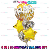 5 IN 1 BALLOON SET 3D HB BALLOON (sold by 10's)