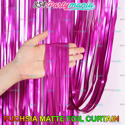 Matte Foil Curtain 3M [THICKER QUALITY] (5pcs min)