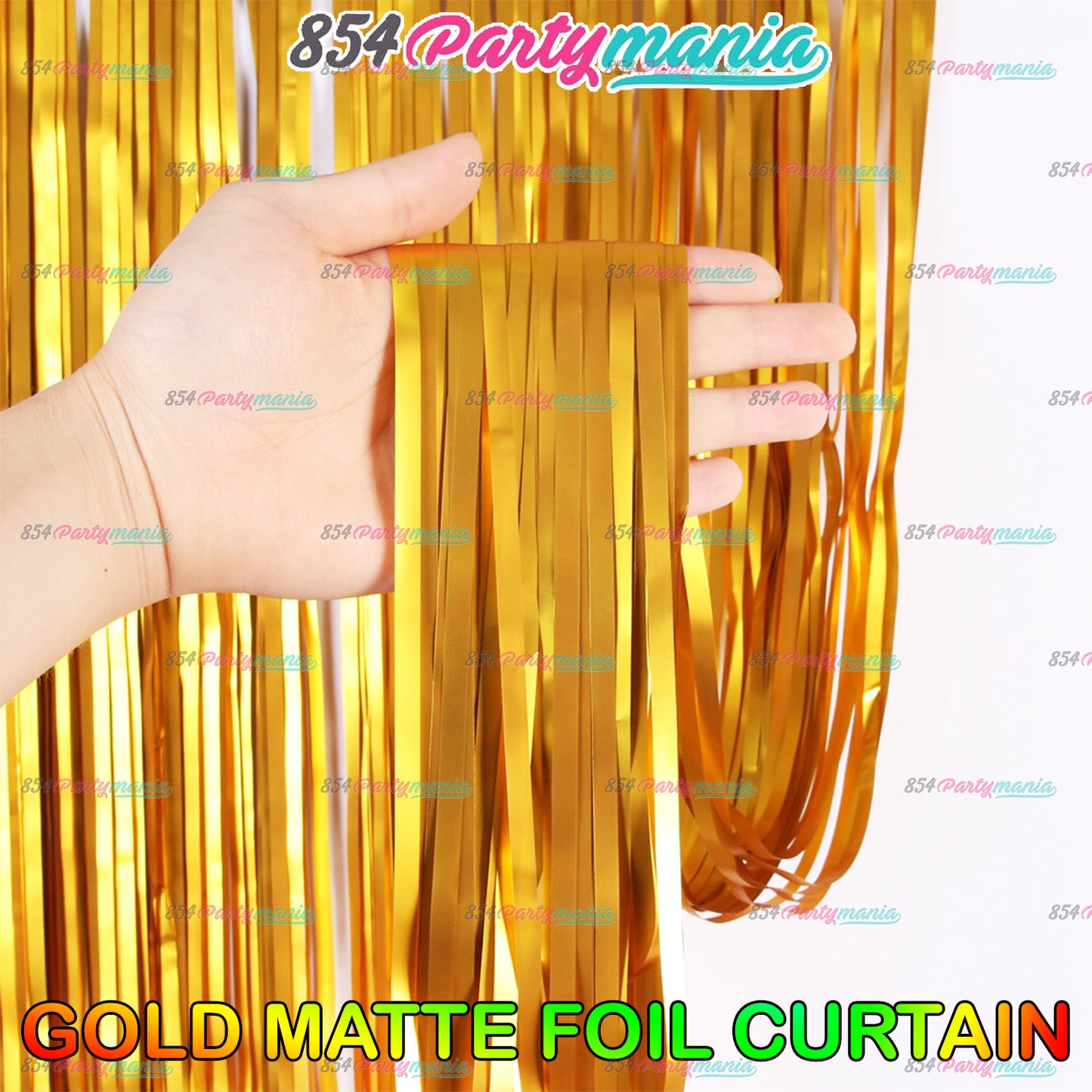 Matte Foil Curtain 3M [THICKER QUALITY] (5pcs min)