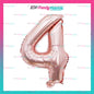 Letter Foil Balloon Rosegold 16" (sold by 10's) BRAND: PROLATEX