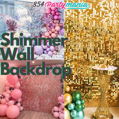 SHIMMER WALL BACKDROP SQUARE COLLECTION