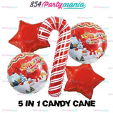 Christmas 5in1 Foil Balloon Set (sold by 10's) Seasonal