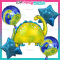 5 IN 1 FOIL BALLOON SET DINOSAUR TRICER