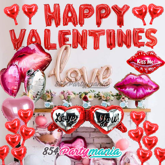 VALENTINES 5IN1 FOIL BALLOON SET