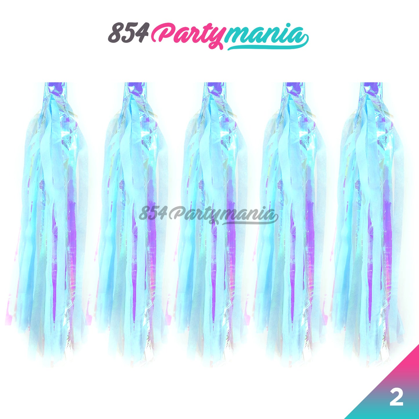 Iridescent Tassel Garland (20pck min)