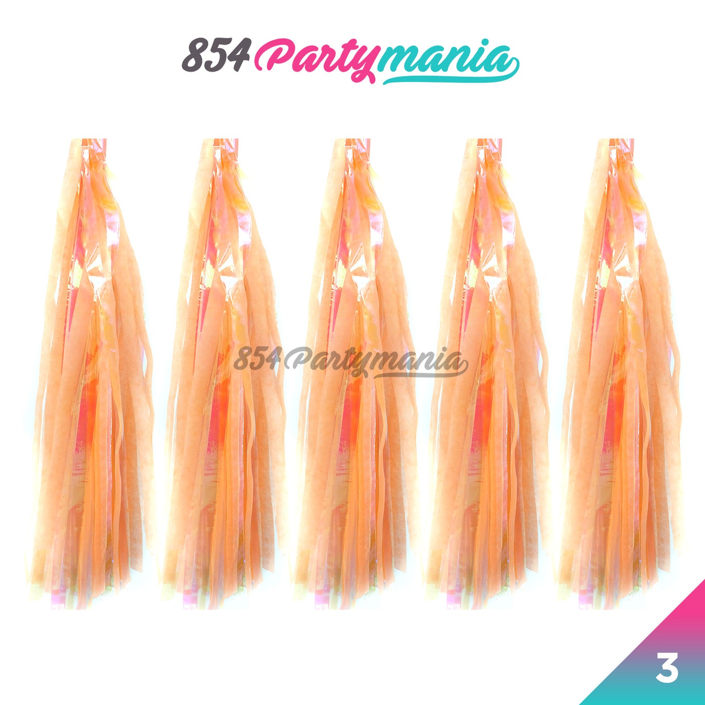 Iridescent Tassel Garland (20pck min)