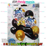 8in1 Balloon Set Fathers Day (sold by 10's)