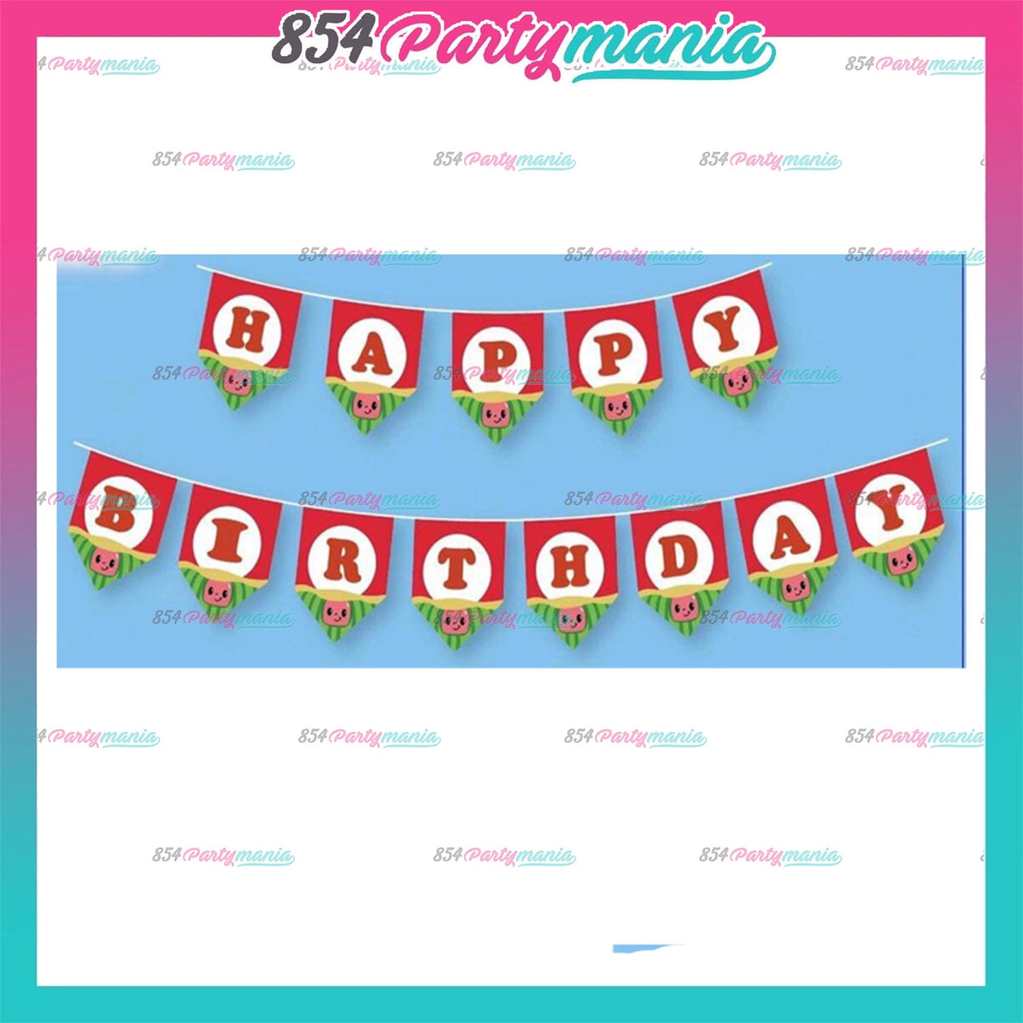 Cocomelon Banner happy birthday (sold by 12's)