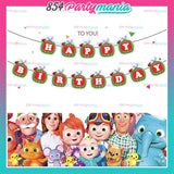 Cocomelon Banner happy birthday (sold by 12's)