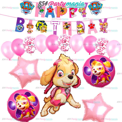 PAW PATROL SKYE COMPLETE BIRTHDAY SET