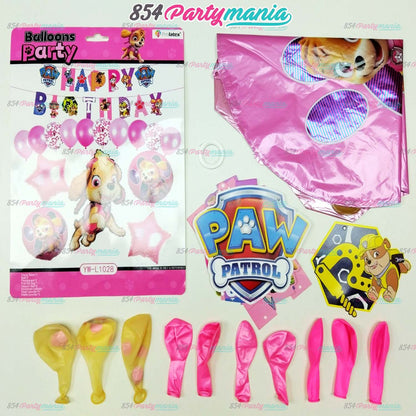 PAW PATROL SKYE COMPLETE BIRTHDAY SET