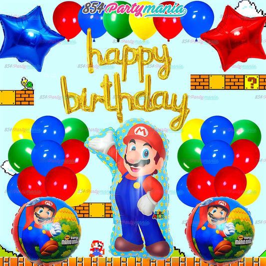 SUPER MARIO COMPLETE BIRTHDAY SET