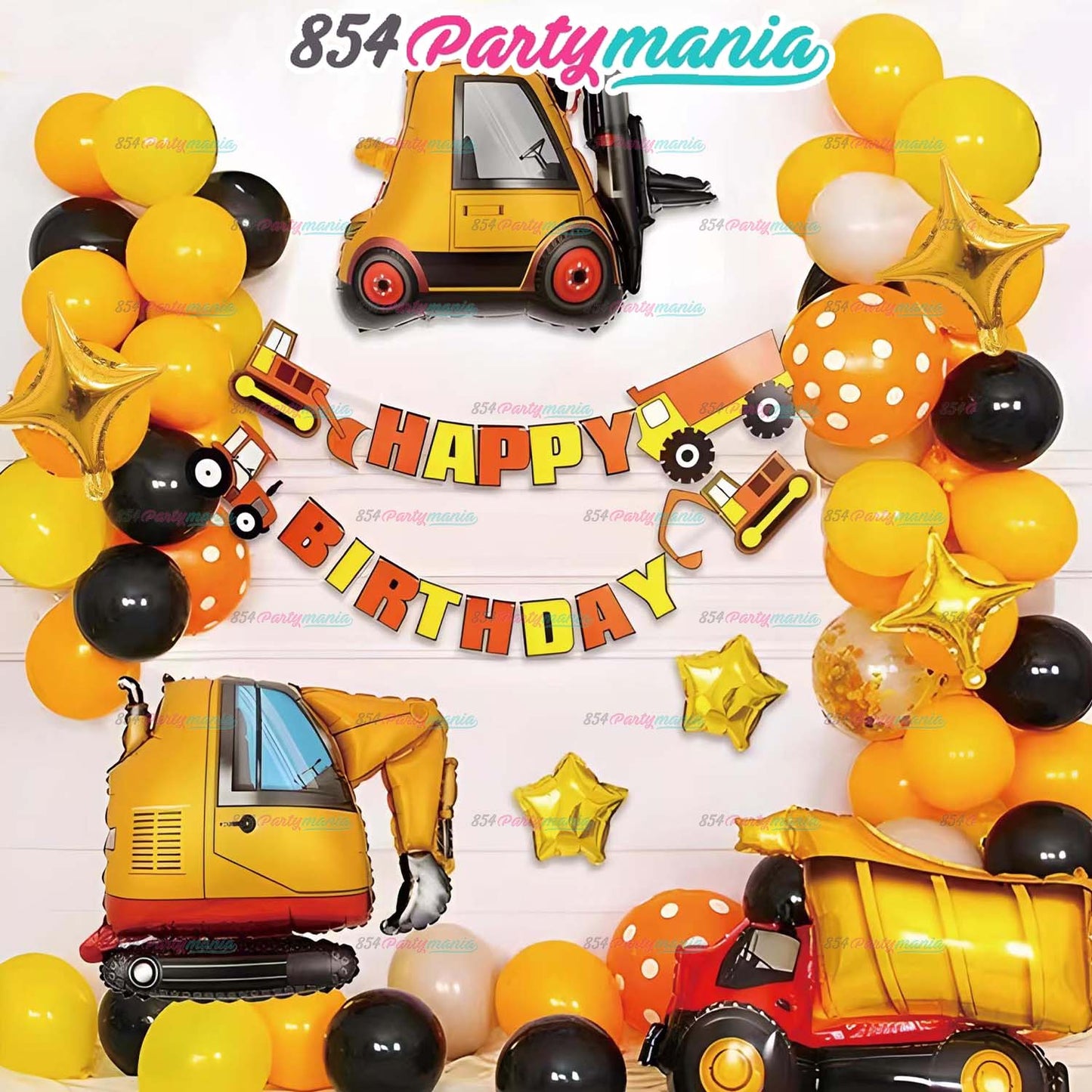 CONSTRUCTION BIRTHDAY PARTY SET