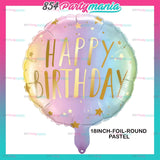 Foil Balloon 18" HAPPY BIRTHDAY (50pcs min)