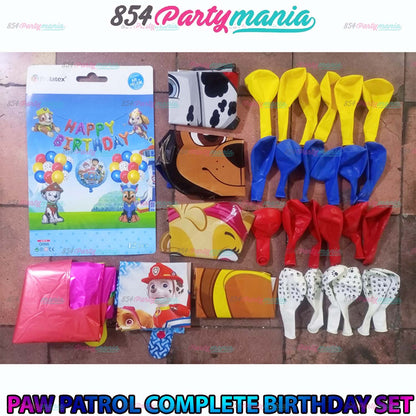 PAW PATROL BIRTHDAY COMPLETE PARTY SET (sold by 10's)