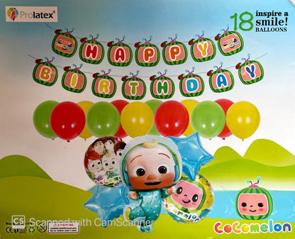 Cocomelon Party Bundle Set (sold by 10's)