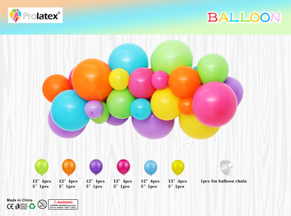 SPECIAL COLORS BALLOON GARLAND SET [sold by 10's]