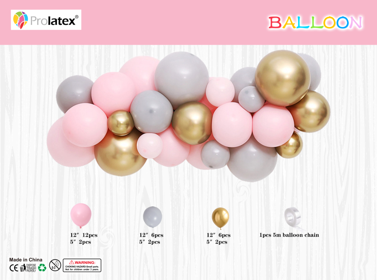 SPECIAL COLORS BALLOON GARLAND SET [sold by 10's]