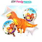 5 IN 1 FOIL BALLOON SET DINOSAUR TRICER