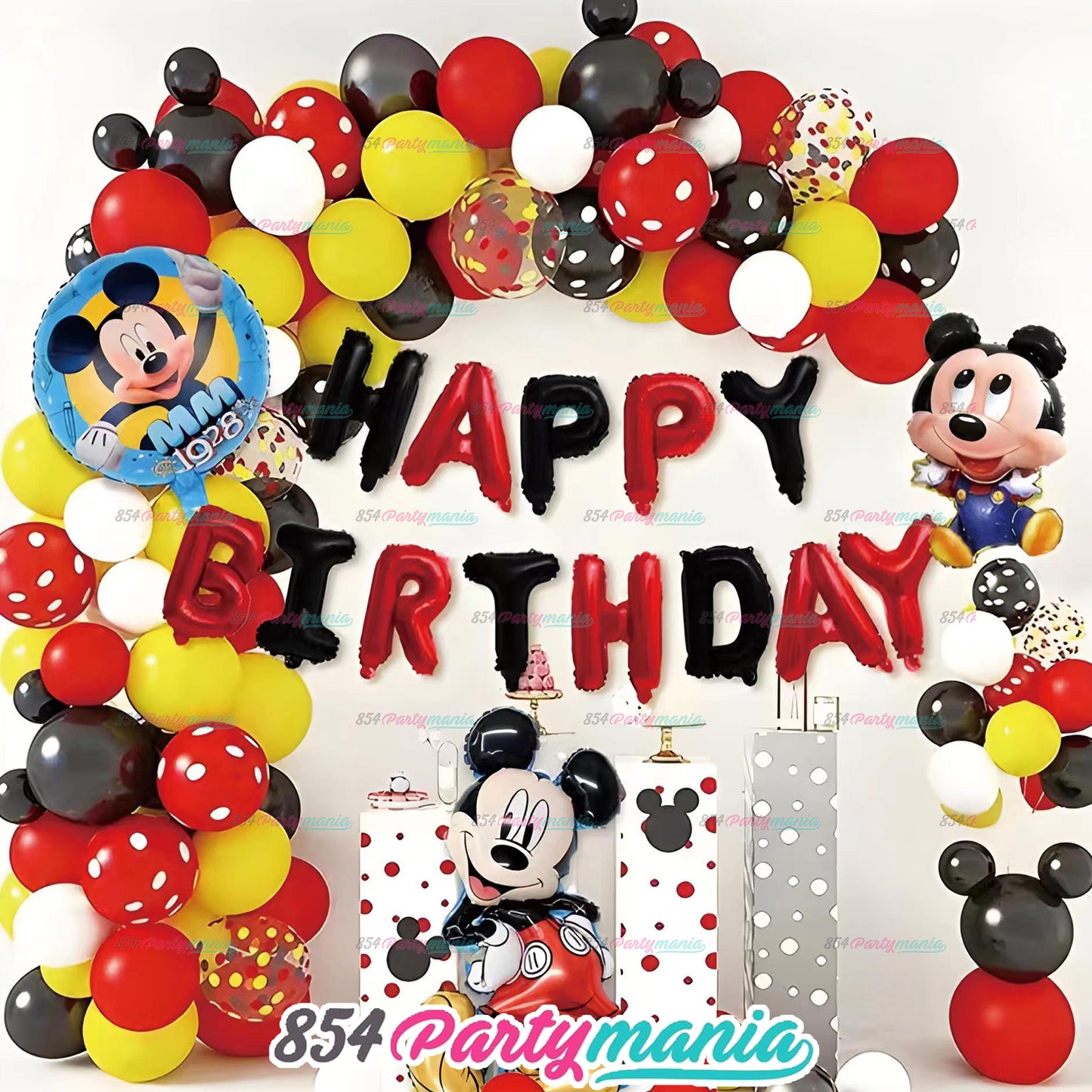 BALLOON GARLAND SET MICKEY-HY02032