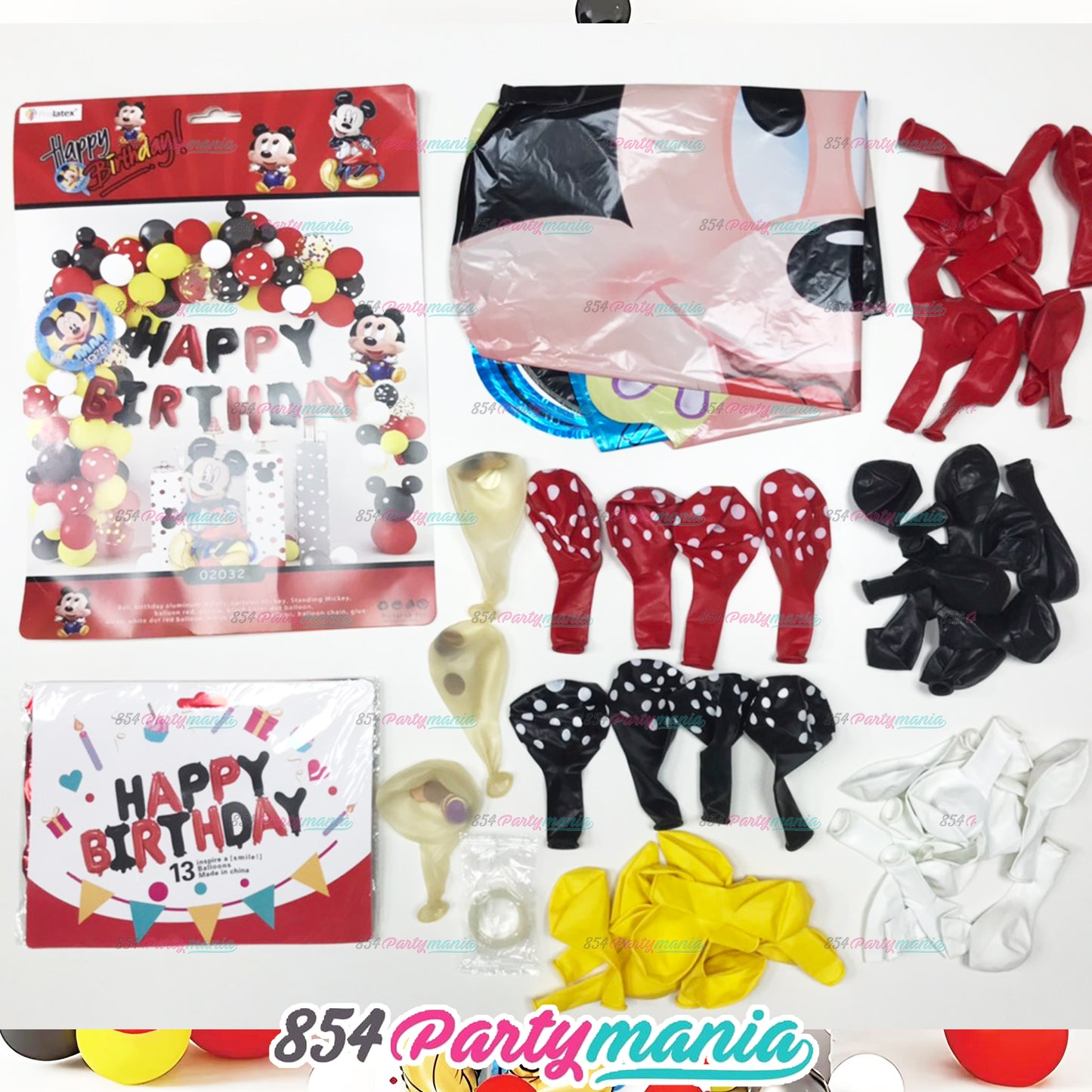 BALLOON GARLAND SET MICKEY-HY02032