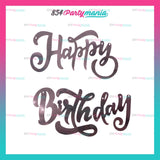 Happy Birthday Cursive Banner (sold by 20's)