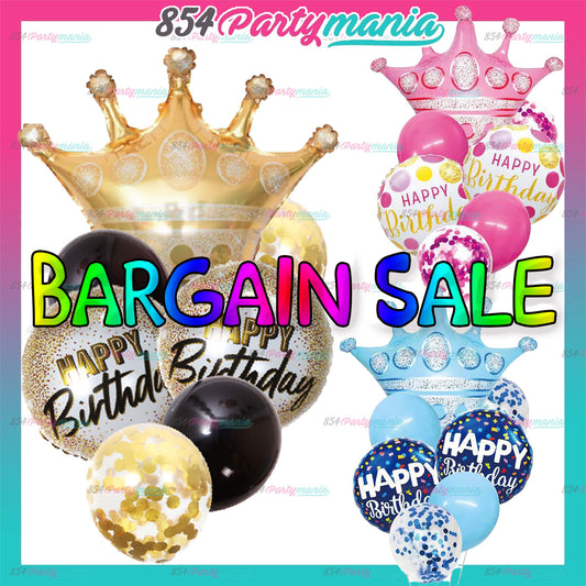 7 IN 1 BALLOON SET CROWN (sold by 10's)