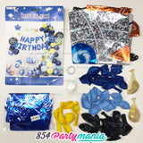 BALLOON GARLAND SETS-SPACESHIP-HY02035 OUTER SPACE ASTRONAUT