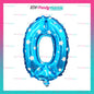 Letter and Number Foil Blue (sold by 10's) BRAND: PROLATEX BALLOONS