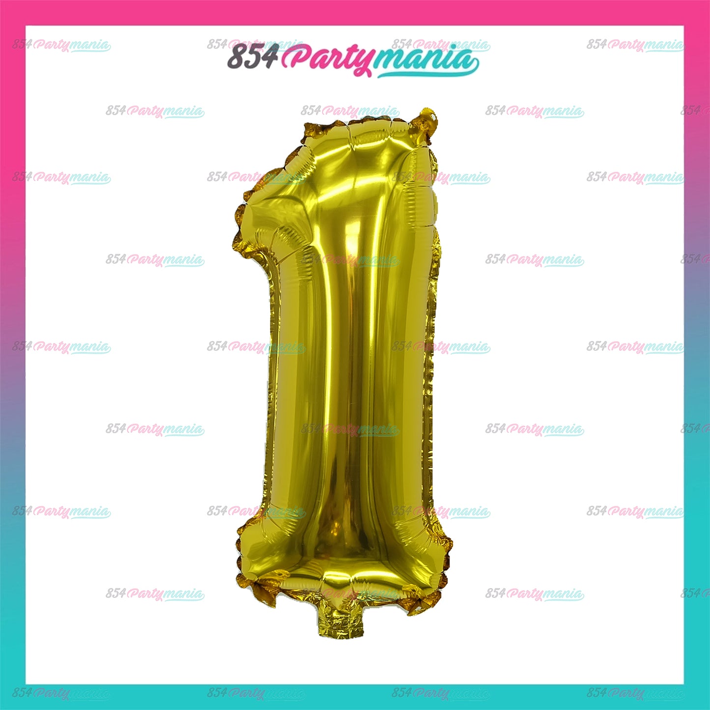 Letter and Number Foil Gold (sold by 10's ) BRAND: PROLATEX BALLOONS