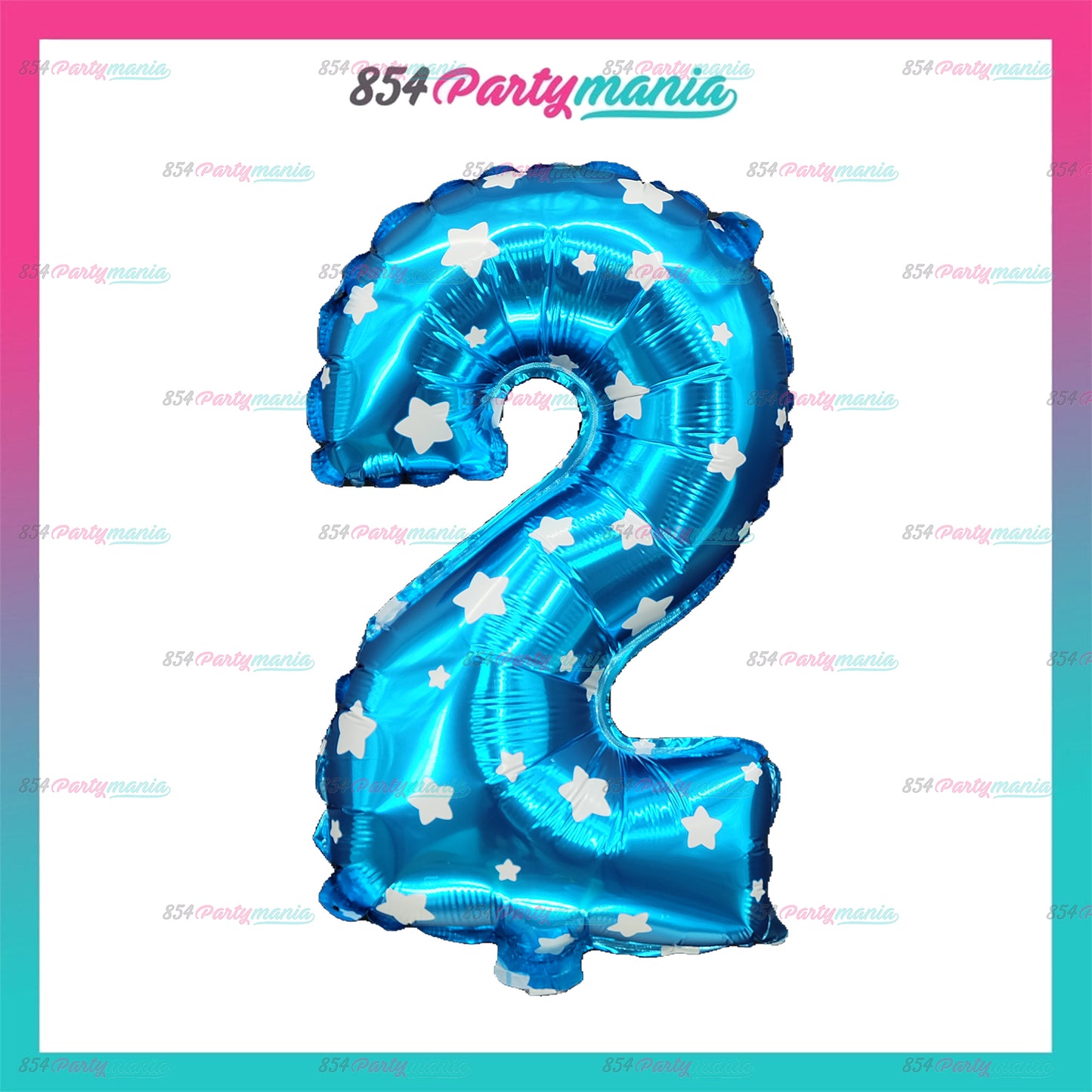 Letter and Number Foil Blue (sold by 10's) BRAND: PROLATEX BALLOONS