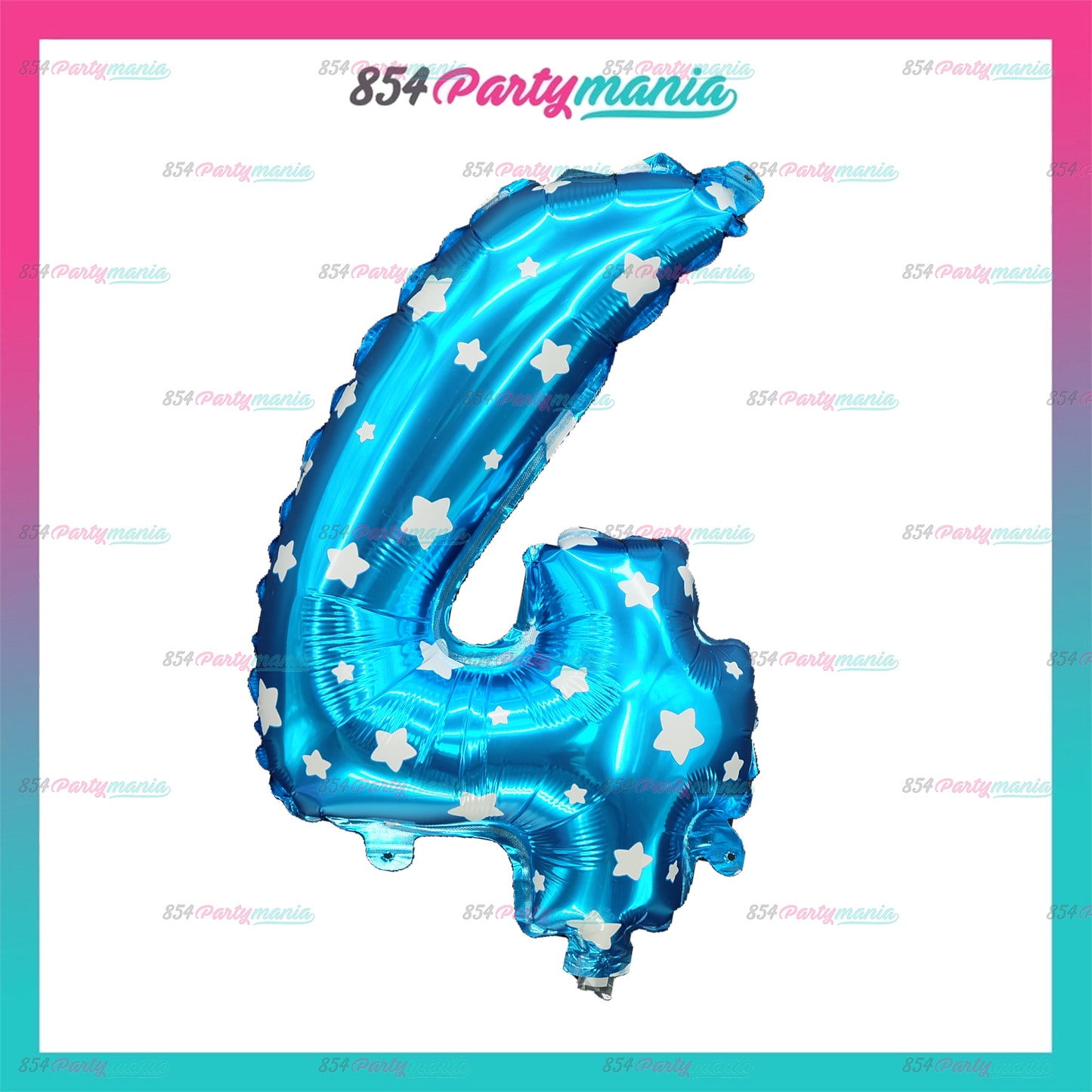 Letter and Number Foil Blue (sold by 10's) BRAND: PROLATEX BALLOONS