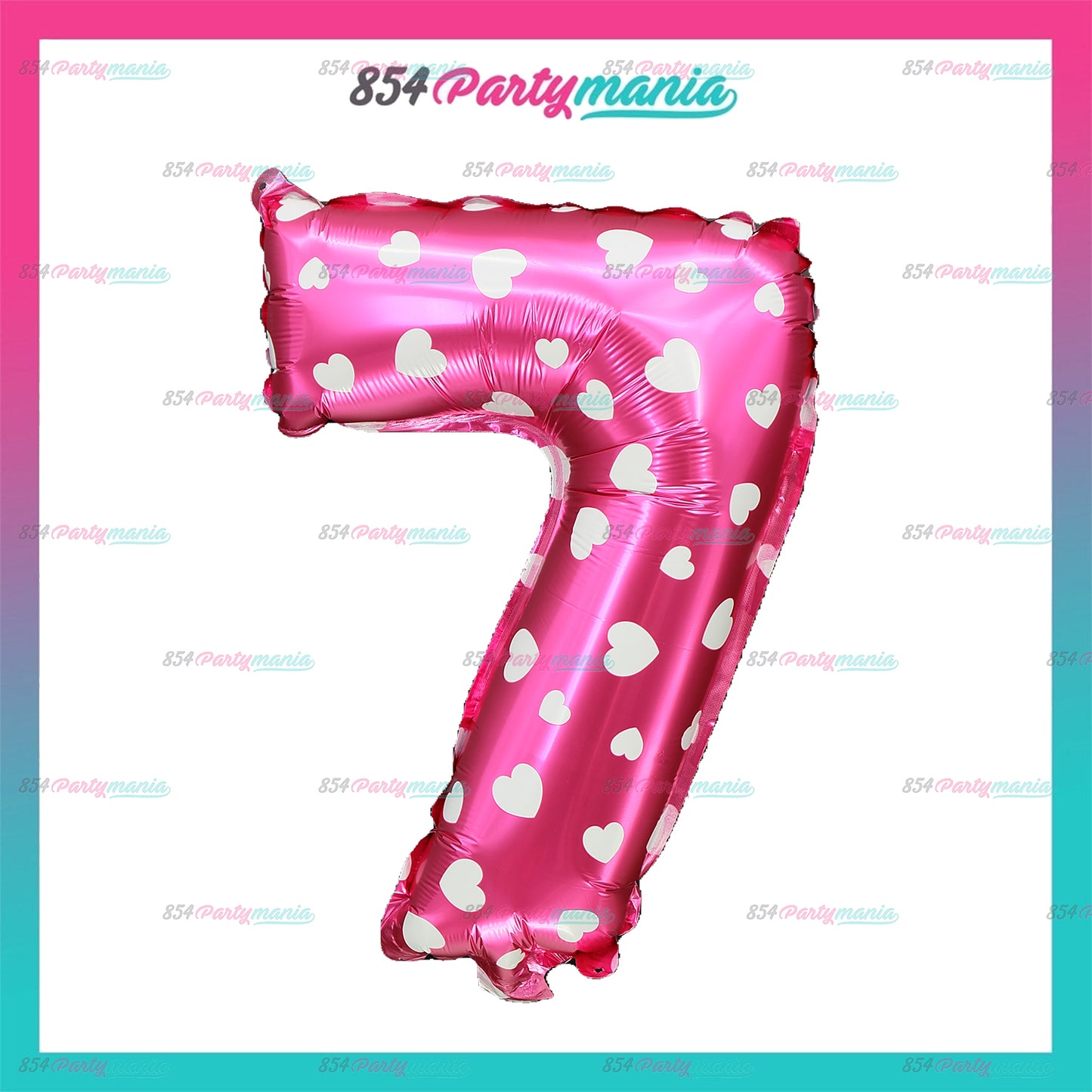 Letter and Number Foil Balloon Pink (sold by 10's) Prolatex Brand