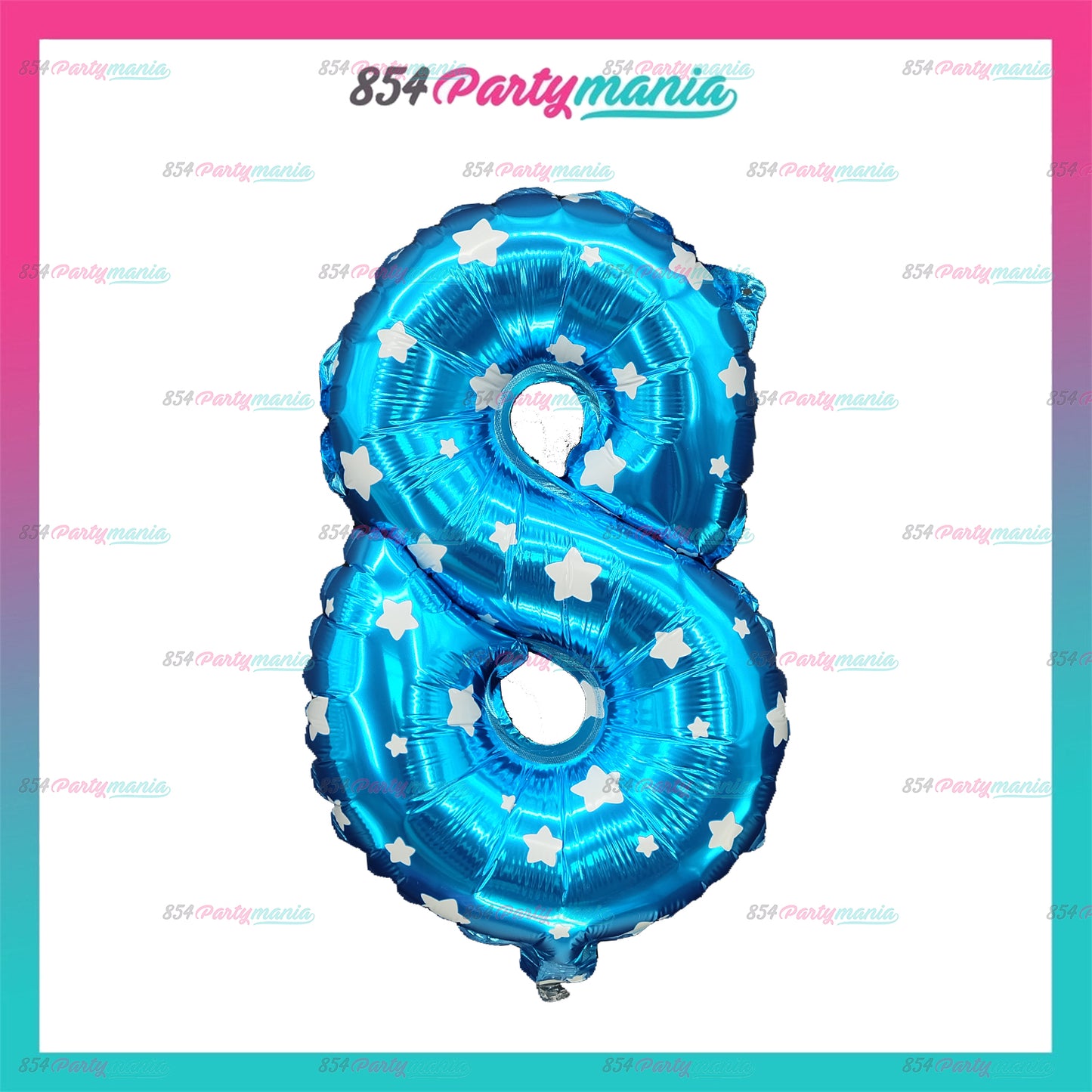 Letter and Number Foil Blue (sold by 10's) BRAND: PROLATEX BALLOONS