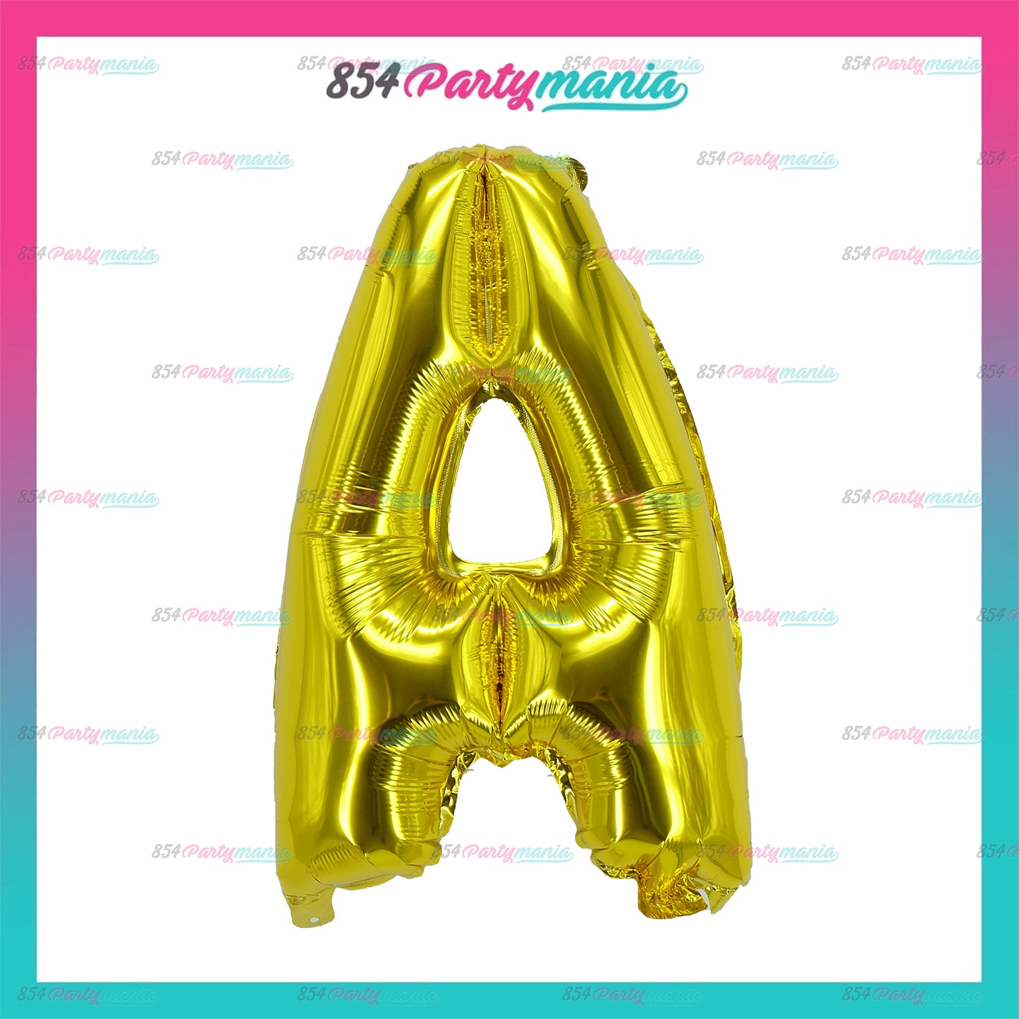 Letter and Number Foil Gold (sold by 10's ) BRAND: PROLATEX BALLOONS