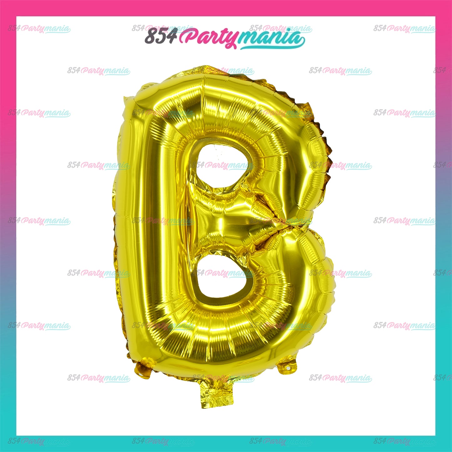 Letter and Number Foil Gold (sold by 10's ) BRAND: PROLATEX BALLOONS