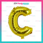 Letter and Number Foil Gold (sold by 10's ) BRAND: PROLATEX BALLOONS