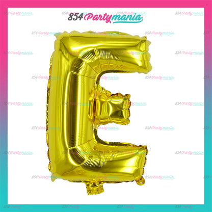 Letter and Number Foil Gold (sold by 10's ) BRAND: PROLATEX BALLOONS