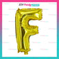 Letter and Number Foil Gold (sold by 10's ) BRAND: PROLATEX BALLOONS