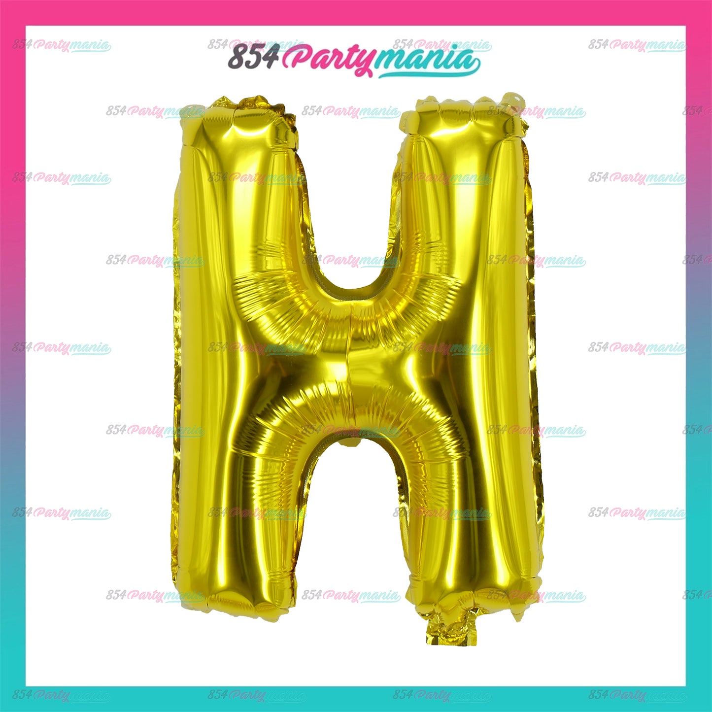 Letter and Number Foil Gold (sold by 10's ) BRAND: PROLATEX BALLOONS