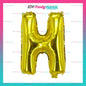 Letter and Number Foil Gold (sold by 10's ) BRAND: PROLATEX BALLOONS