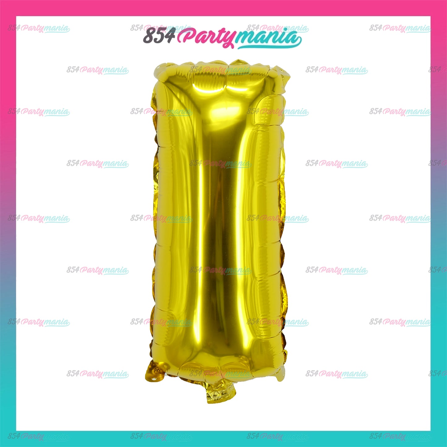 Letter and Number Foil Gold (sold by 10's ) BRAND: PROLATEX BALLOONS