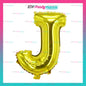 Letter and Number Foil Gold (sold by 10's ) BRAND: PROLATEX BALLOONS