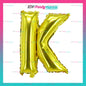 Letter and Number Foil Gold (sold by 10's ) BRAND: PROLATEX BALLOONS