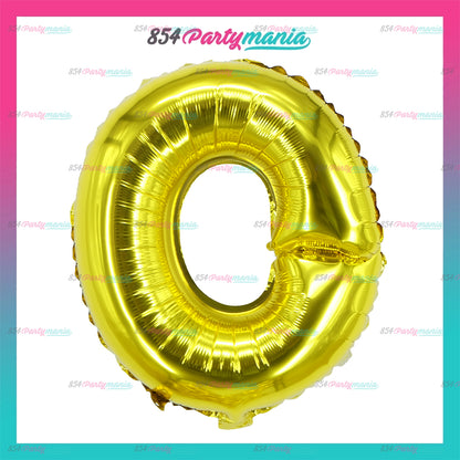 Letter and Number Foil Gold (sold by 10's ) BRAND: PROLATEX BALLOONS