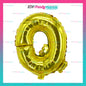 Letter and Number Foil Gold (sold by 10's ) BRAND: PROLATEX BALLOONS