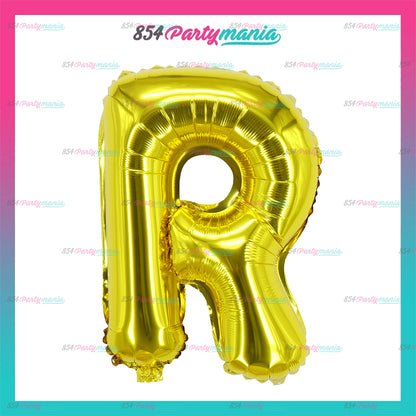 Letter and Number Foil Gold (sold by 10's ) BRAND: PROLATEX BALLOONS