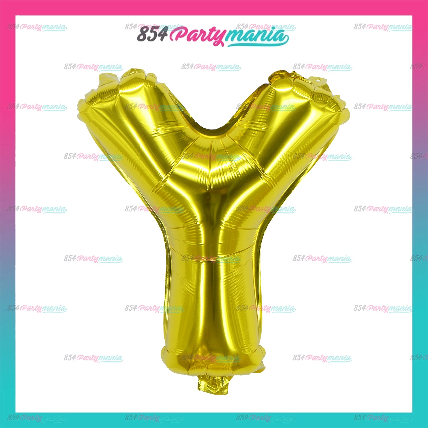 Letter and Number Foil Gold (sold by 10's ) BRAND: PROLATEX BALLOONS