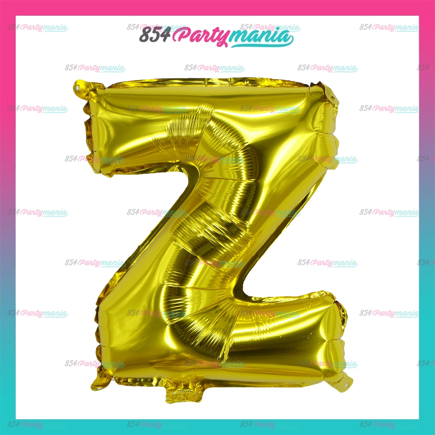 Letter and Number Foil Gold (sold by 10's ) BRAND: PROLATEX BALLOONS