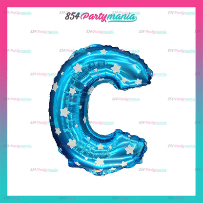 Letter and Number Foil Blue (sold by 10's) BRAND: PROLATEX BALLOONS